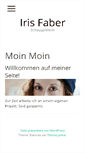 Mobile Screenshot of iris-faber.de