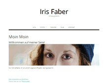 Tablet Screenshot of iris-faber.de